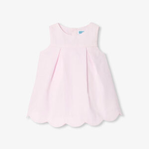 Baby girl sleeveless cotton piqué dress