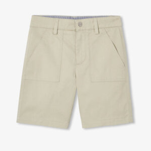 Lightweight twill Bermuda shorts for boys
