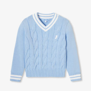 Children's thick gauge cotton sweater