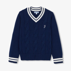 Children's thick gauge cotton sweater