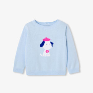 Baby girl cotton jumper