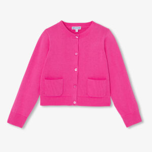 Girl cotton jersey cardigan