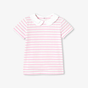 Girl striped polo shirt