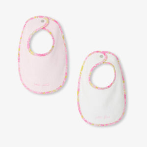Set of 2 terry cotton bibs