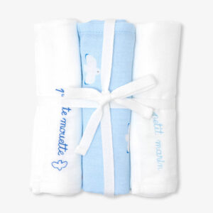 Set of 3 cotton swaddling clothes