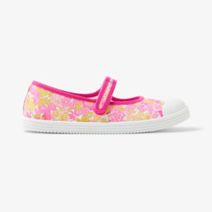 Girl Liberty fabric Mary Janes
