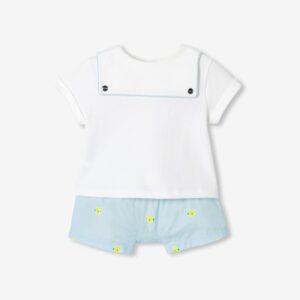 Baby boy interlock cotton bodysuit