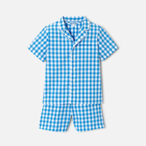 Boy gingham short pyjamas