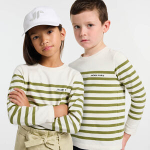 Children's cotton jersey sailor top