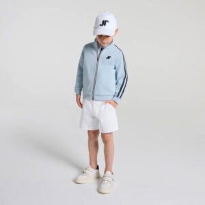 Boys' double-sided piqué fleece shorts