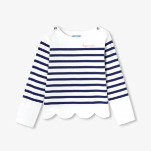 Girl cotton sailor top