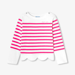 Girl cotton sailor top