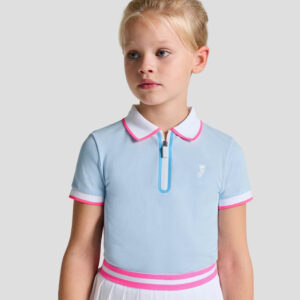 Girl short-sleeved polo shirt