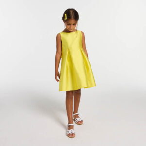 Girl ceremony dress in Mikado satin