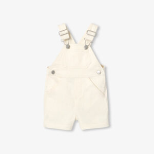 Baby off-white denim dungarees