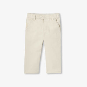 Baby boy cotton twill trousers