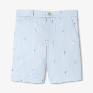 Boys' cotton twill Bermuda shorts