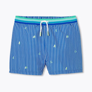Striped children's swim shorts