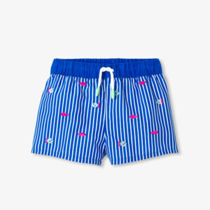 Baby striped swim shorts