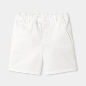 Boys' cotton twill Bermuda shorts