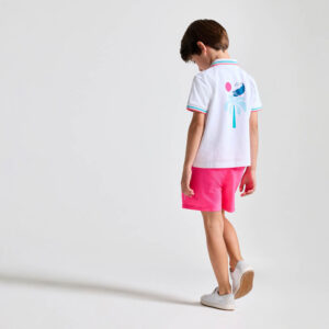 Mini piqué cotton polo shirt for boys