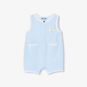 Baby boy French terry romper