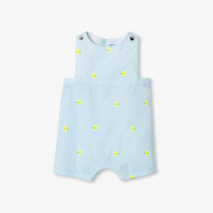Baby boy poplin romper