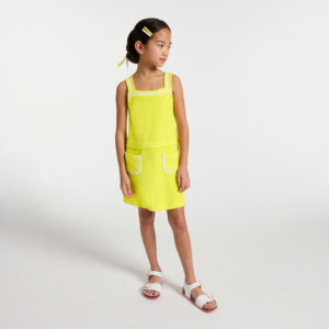 Girl terry cloth dress