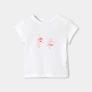 Baby girl short-sleeved T-shirt