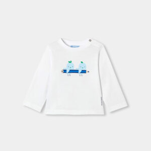Baby boy cotton long-sleeved T-shirt
