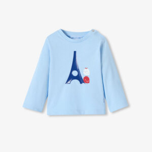 Baby boy long-sleeved cotton T-shirt