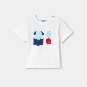 Baby boy short-sleeved cotton T-shirt