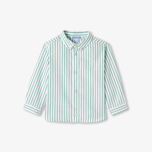 Baby boy striped oxford cotton shirt