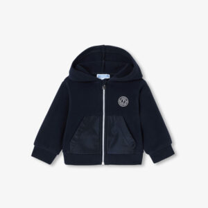 Baby zip-up fleece cardigan