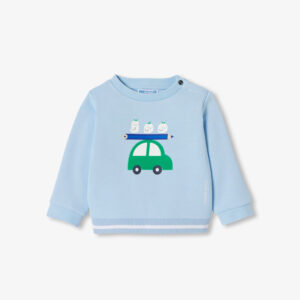 Baby boy fleece sweatshirt