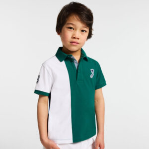 Boy cotton piqué polo shirt