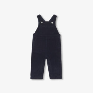 Baby boy velvet dungarees