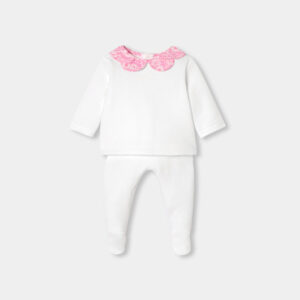 Baby girl double jersey comfort set