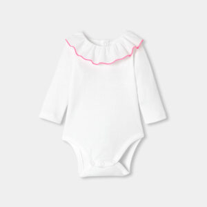 Baby girl long-sleeved cotton bodysuit