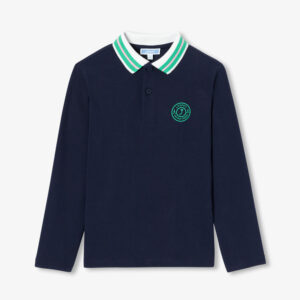 Boy cotton piqué polo shirt