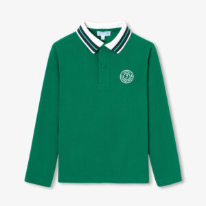 Boy cotton piqué polo shirt