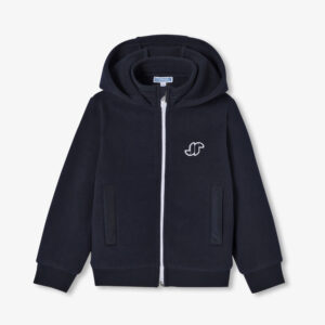 Boy microfleece zip-up sweatshirt
