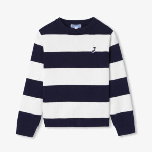 Boy striped cotton sweater