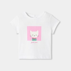 Baby girl short-sleeved jersey T-shirt