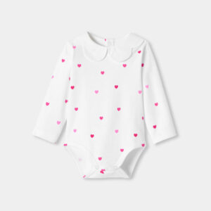 Baby girl interlock cotton bodysuit