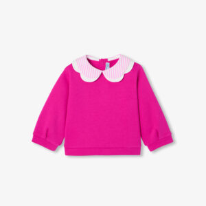 Baby girl fleece sweatshirt