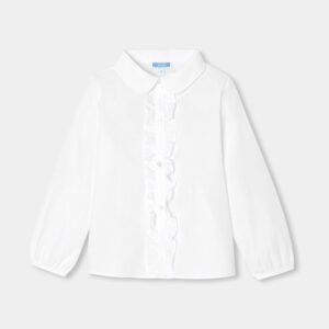 Girl cotton poplin shirt