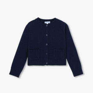 Girl wool blend cardigan