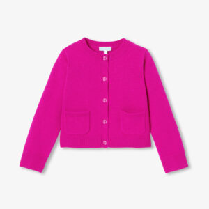 Girl wool blend cardigan