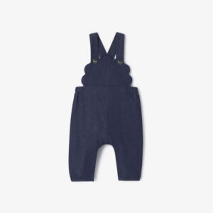 Baby girl dungarees in soft denim